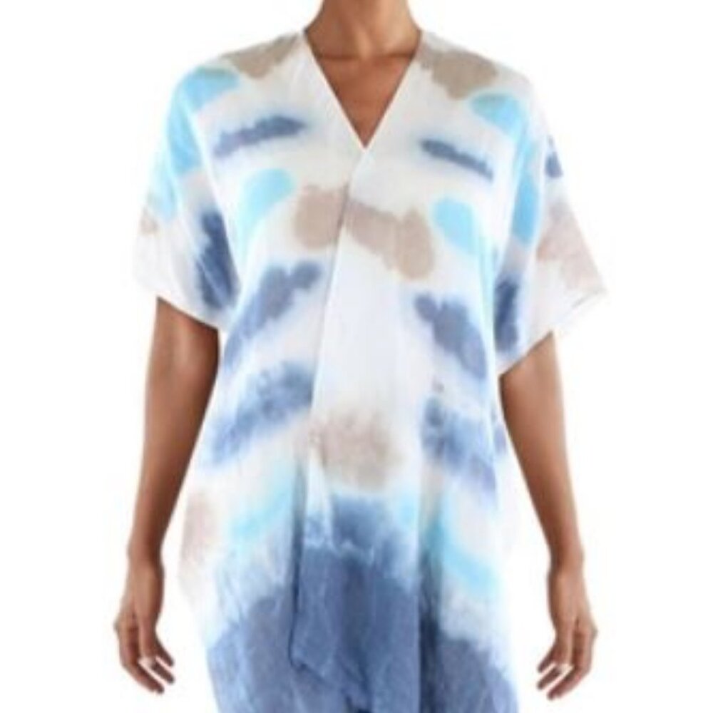 Lulla Collection by Bindya Women's Tie Dye Fringe Cover-Up